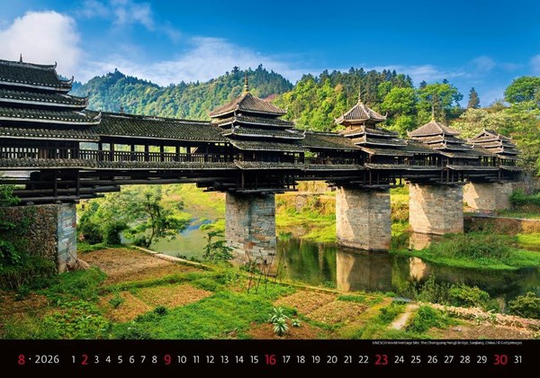 Obrázky: BRIDGES, nástenný kalendár 450x315 mm, Obrázok 9