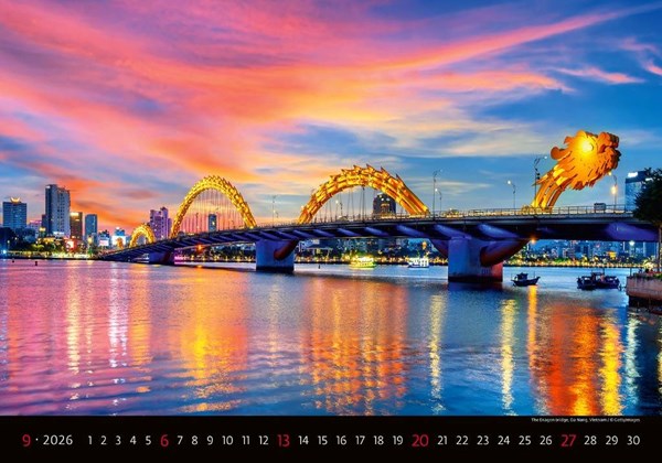 Obrázky: BRIDGES, nástenný kalendár 450x315 mm, Obrázok 10