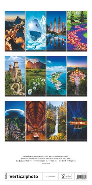 Obrázky: VERTICALPHOTO, nástenný kalendár 315x630 mm, špirála, Obrázok 15