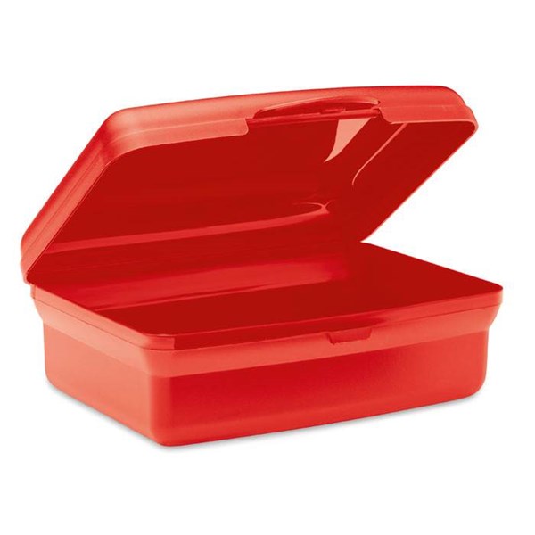 Obrázky: Červený plastový desiatový box 800ml, Obrázok 7