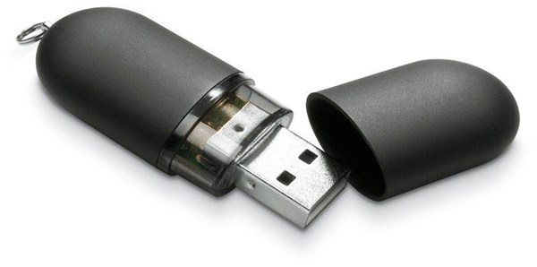 Obrázky: USB kľúč 8 GB,  čierna, Obrázok 2