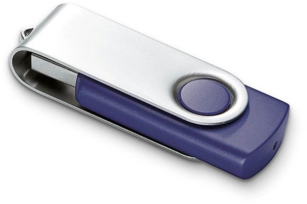 Obrázky: USB kľúč 4 GB, modrá, Obrázok 3
