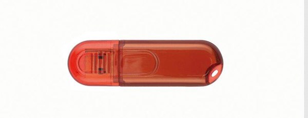 Obrázky: Infotech mini USB flash disk červený 64GB, Obrázok 2