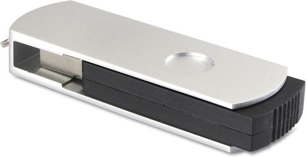 Obrázky: USB kľúč 4 GB, matná strieborná, Obrázok 2