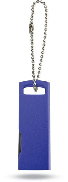 Obrázky: USB kľúč 4 GB, modrá, Obrázok 2