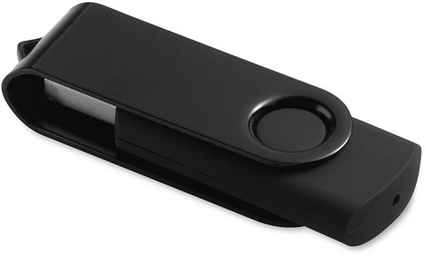 Obrázky: Rotodrive čierny rotačný USB disk 4 GB, Obrázok 2