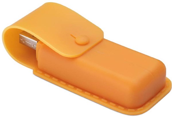 Obrázky: Silicoflash oranžový USB flash disk 64GB