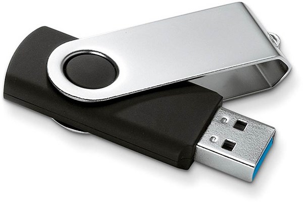 Obrázky: Twister Techmate 3.0 čierno-striebor. USB disk 8GB, Obrázok 2