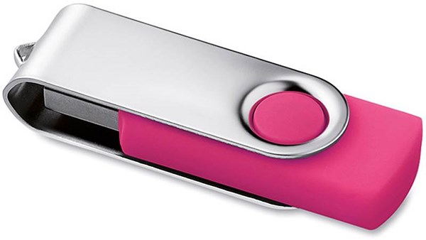 Obrázky: Twister Techmate 3.0 ružovo-strieb. USB disk 64GB