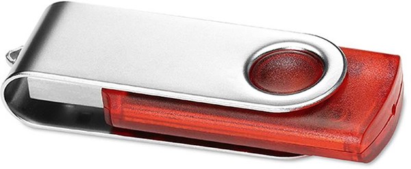 Obrázky: Twister Transtech 3.0 červeno-strieb.USB disk 1GB, Obrázok 2