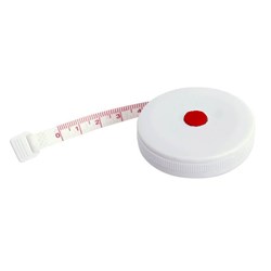 Obrázky: Biely navíjací krajčírsky meter 1,5 m