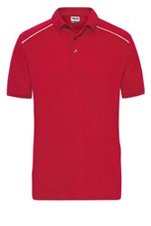 Obrázky: Pracovná bio polokošeľa 200 červená 4XL