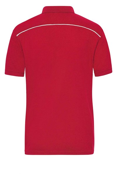 Obrázky: Pracovná bio polokošeľa 200 červená 6XL, Obrázok 5