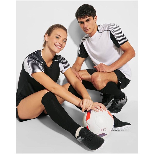 Obrázky: Detská sada 2 dresov a šortiek, modro-biela 7/8, Obrázok 3