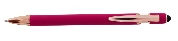 Obrázky: Vínové hliník. gul. pero NOTY SOFT LUX stylus, Obrázok 2