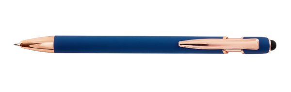 Obrázky: Modré hliník. gul. pero NOTY SOFT LUX stylus, Obrázok 2