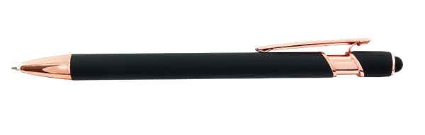 Obrázky: čierne hliník. gul. pero NOTY SOFT LUX stylus
