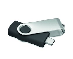 Obrázky: USB flash disk Twister 3.0, typ-C 16GB čierny
