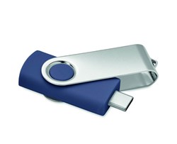 Obrázky: USB flash disk Twister 3.0, typ-C 16GB tmavomodrý