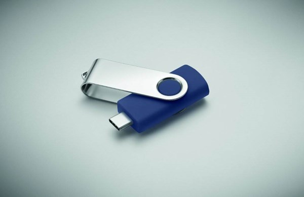 Obrázky: USB flash disk Twister 3.0, typ-C 16GB tmavomodrý, Obrázok 4