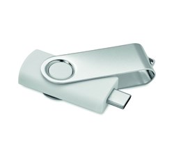 Obrázky: USB flash disk Twister 3.0, typ-C 16GB biely