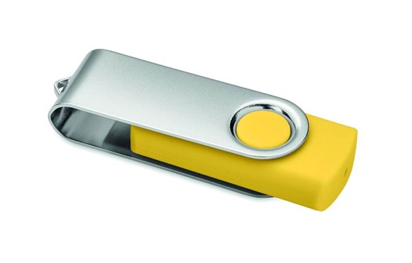 Obrázky: USB flash disk Twister 3.0, typ-C 16GB žltý, Obrázok 2
