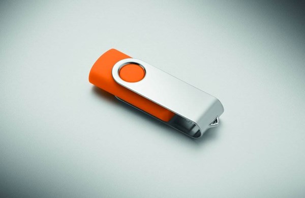 Obrázky: USB flash disk Twister 3.0, typ-C 16GB oranžový, Obrázok 5
