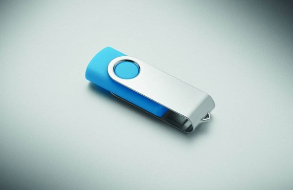 Obrázky: USB flash disk Twister 3.0, typ-C 16GB tyrkysový, Obrázok 5