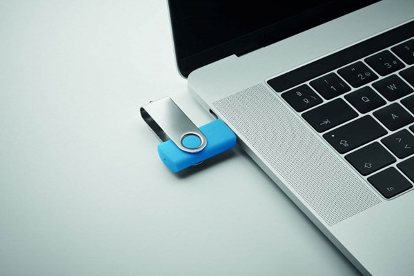 Obrázky: USB flash disk Twister 3.0, typ-C 16GB tyrkysový, Obrázok 7