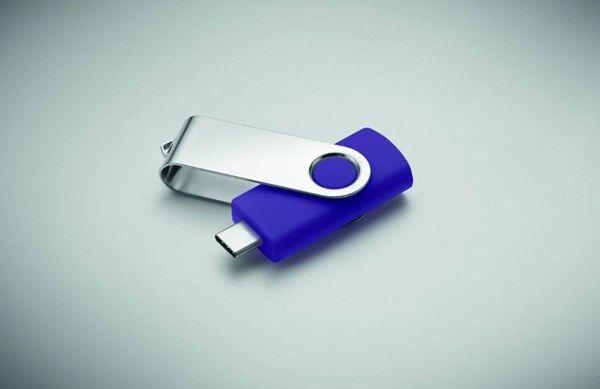 Obrázky: USB flash disk Twister 3.0, typ-C 16GB fialový, Obrázok 4