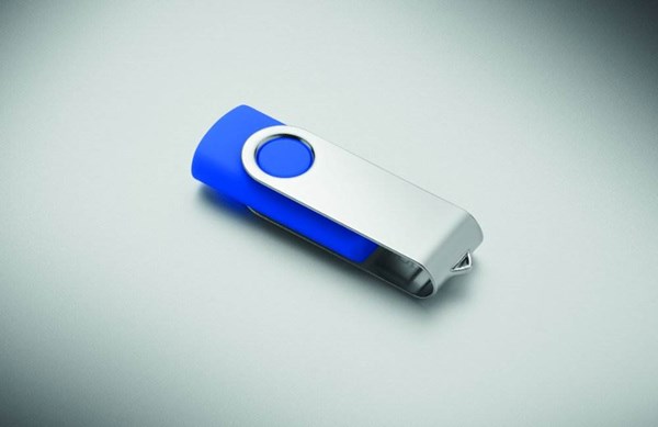 Obrázky: USB flash disk Twister 3.0, typ-C 16GB stred.modrý, Obrázok 5