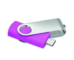 Obrázky: USB flash disk Twister 3.0, typ-C 16GB ružový