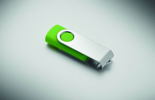 Obrázky: USB flash disk Twister 3.0, typ-C 16GB lim.zelený, Obrázok 5