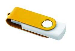 Obrázky: Twister Rotoflash zlato-biely USB flash disk 2GB