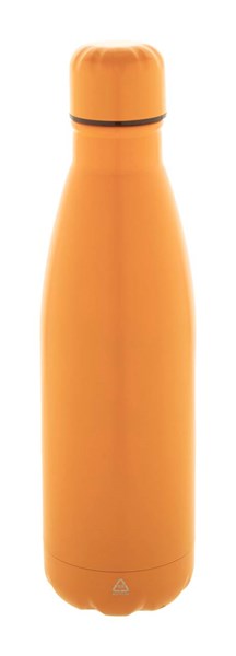 Obrázky: Fľaša 790ml z recykl. nerezovej ocele, oranžová