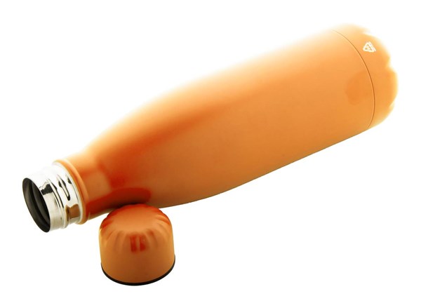 Obrázky: Fľaša 790ml z recykl. nerezovej ocele, oranžová, Obrázok 2