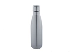 Obrázky: Fľaša 790ml z recykl. nerezovej ocele, strieborná