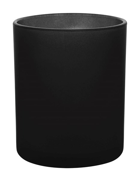 Obrázky: Sklenený čierny frosty hrnček 300ml, Obrázok 2