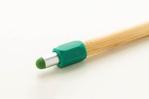 Obrázky: Antistres. bambus. pero-spinner a stylus, zelená, Obrázok 2