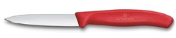 Obrázky: Červený nôž na zeleninu VICTORINOX,hladký 8cm