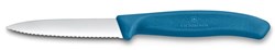Obrázky: Modrý nôž na zeleninu VICTORINOX,vlnky 8cm
