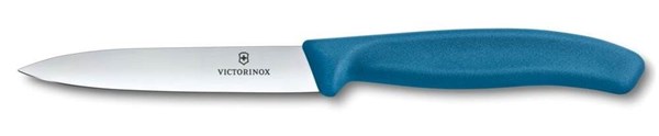 Obrázky: Modrý nôž na zeleninu VICTORINOX,hladký10cm