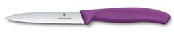 Obrázky: Fialový nôž na zeleninu VICTORINOX,vlnky 10cm