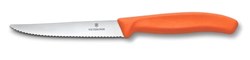 Obrázky: Oranž.pastel. steakový nôž VICTORINOX 11cm,vlnky