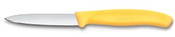 Obrázky: Žltý nôž na zeleninu VICTORINOX,hladký 8cm