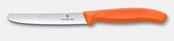 Obrázky: Oranžový pastel. nôž na rajčiny VICTORINOX, vlnky