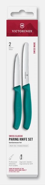 Obrázky: Zelená sada-2 nože VICTORINOX-pap. krabič (8+11cm)