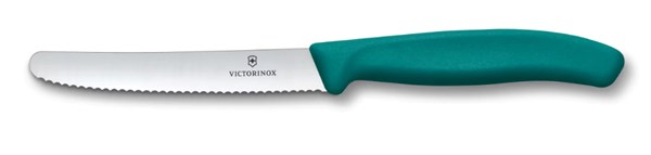 Obrázky: Zelený pastel. nôž na rajčiny VICTORINOX, vlnky