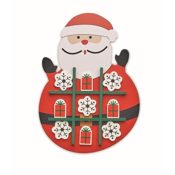 Obrázky: Vianočné drevené piškvorky Santa, Obrázok 3