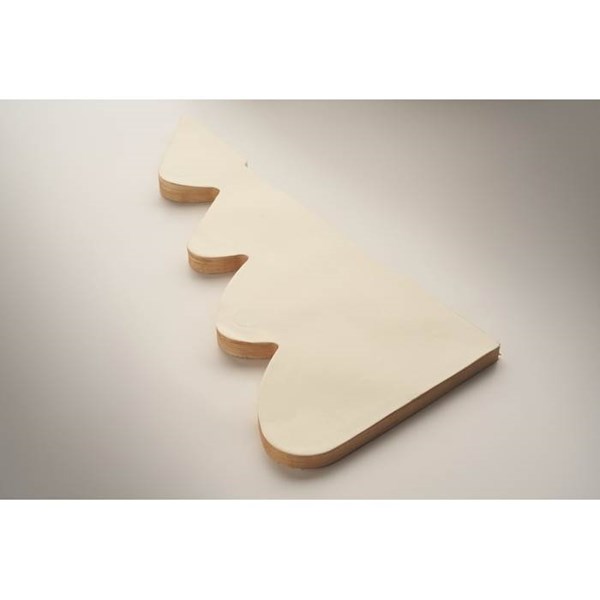 Obrázky: Papierová vianočná ozdoba-veľký stromček béžový, Obrázok 3